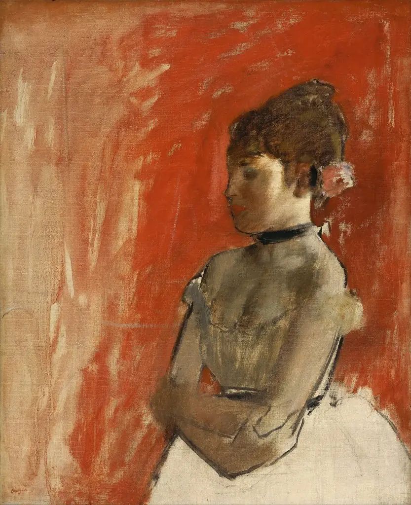 Ballet Dancer with Arms Crossed, by Edgar Degas