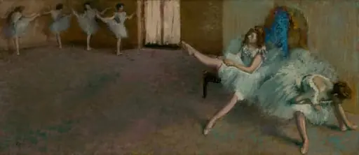 Before the Ballet, by Edgar Degas