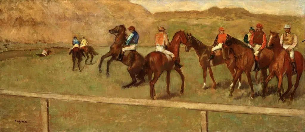 Before the Start, by Edgar Degas