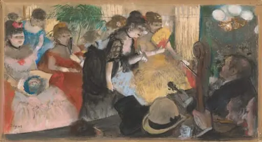 Café-Concert, by Edgar Degas