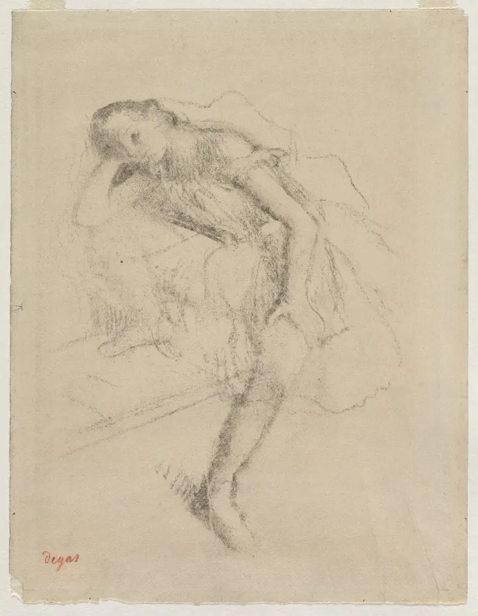 Dancer at Rest, by Edgar Degas, 1895