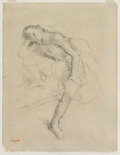 Dancer at Rest, by Edgar Degas