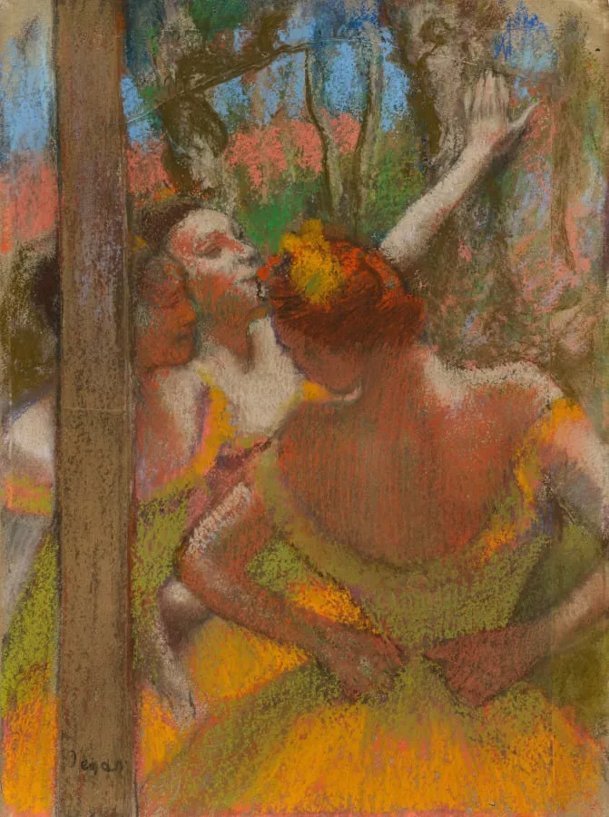 Dancers, by Edgar Degas, 1896