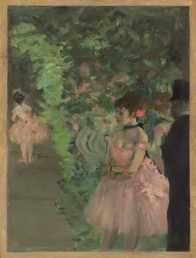 Dancers Backstage, by Edgar Degas