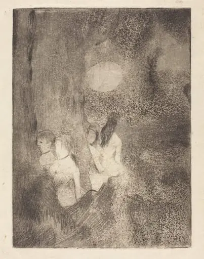 Dancers in the Wings, by Edgar Degas
