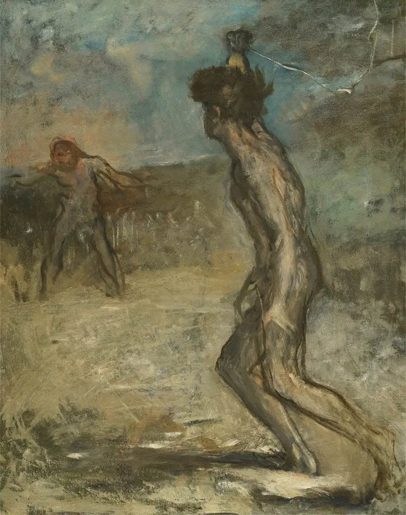 David and Goliath, by Edgar Degas