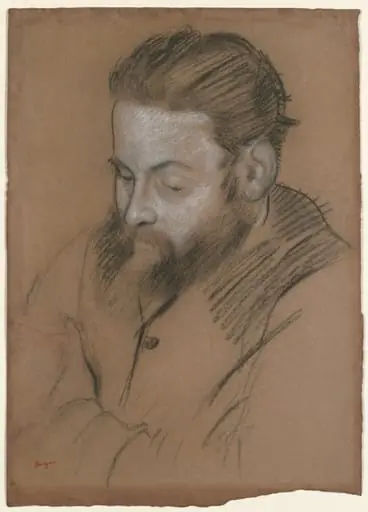 Diego Martelli, by Edgar Degas