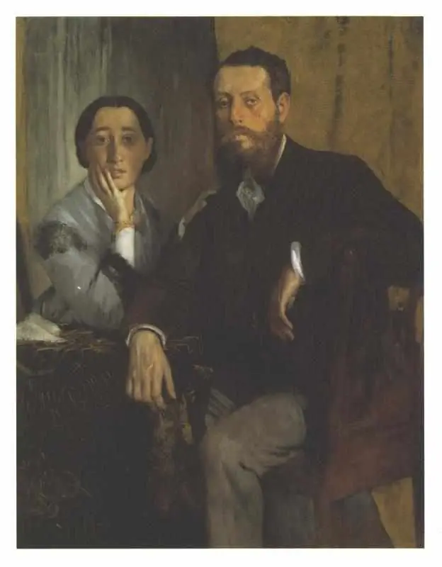 Edmondo and Thérèse Morbilli, by Edgar Degas