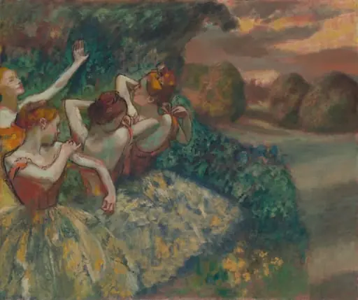 Four Dancers, by Edgar Degas