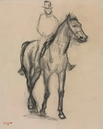 Horse and Rider, by Edgar Degas