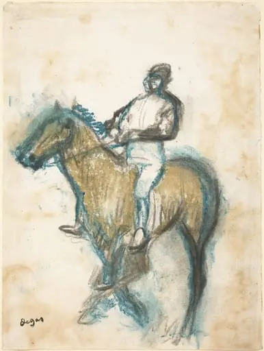 Jockey, by Edgar Degas