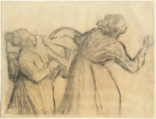 Laundress Carrying Linen, by Edgar Degas