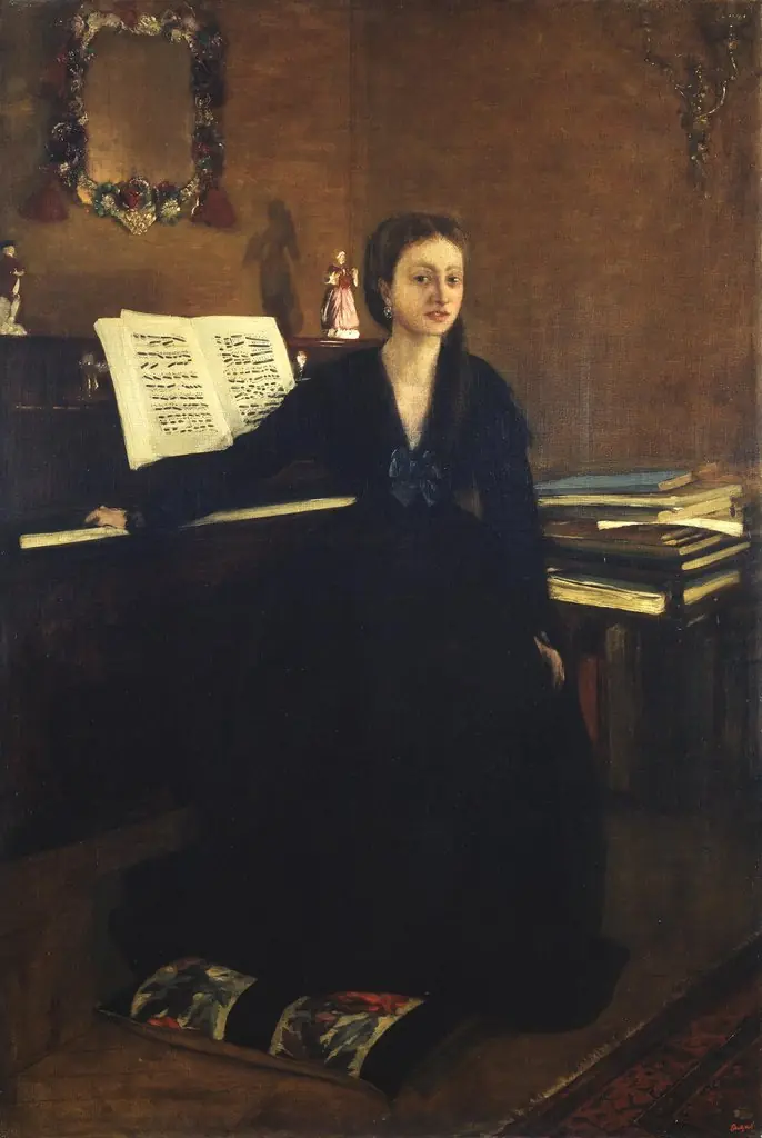 Madame Camus at the Piano, by Edgar Degas