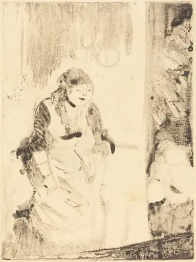 Mlle Bécat, by Edgar Degas