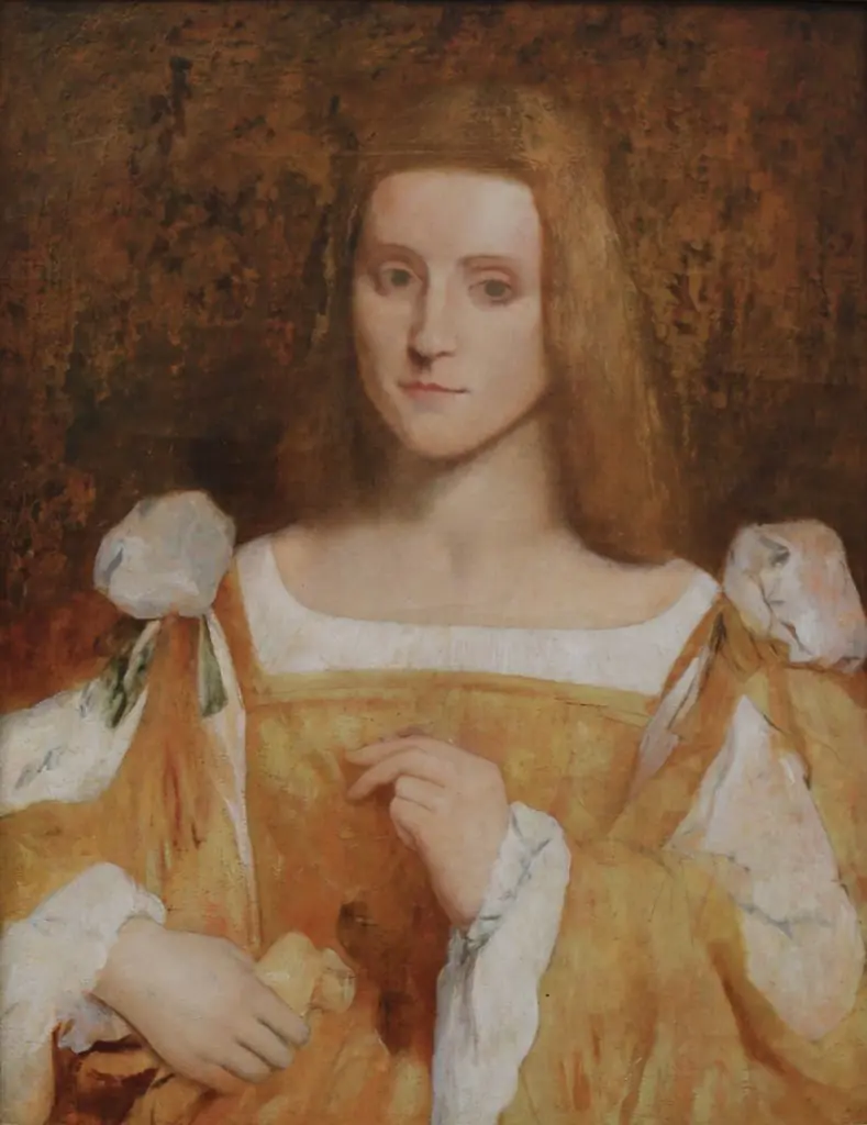 Portrait de femme d’après Caroto, by Edgar Degas