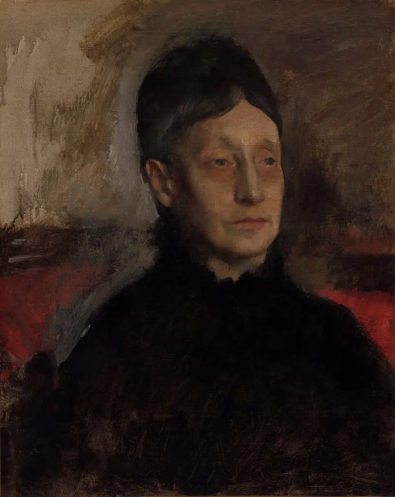 Stefanina Primicile Carafa, Marchioness of Cicerale and Duchess of Montejasi, by Edgar Degas