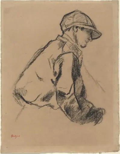 Study of a Jockey, by Edgar Degas