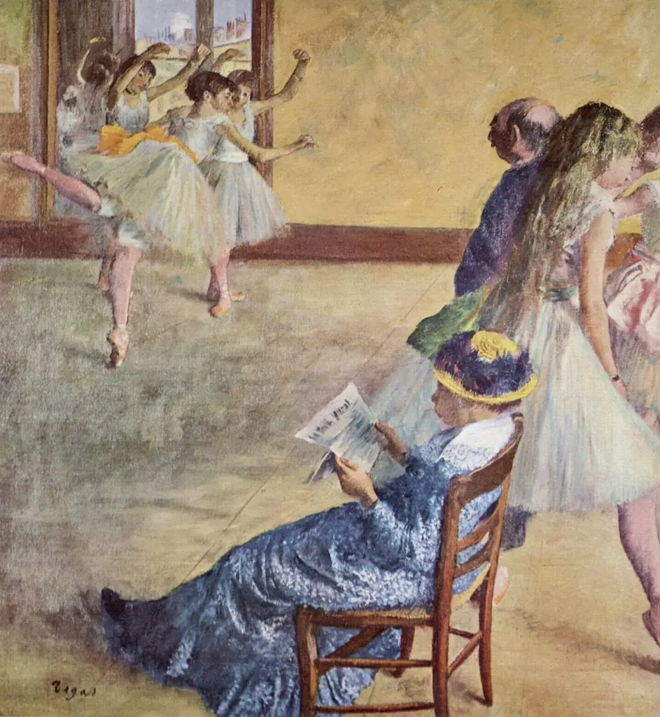 The Ballet Class, by Edgar Degas