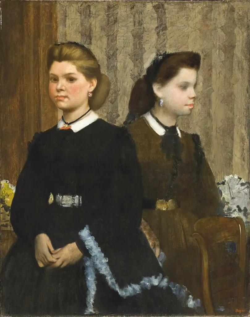 The Bellelli Sisters (Giovanna and Giuliana Bellelli), by Edgar Degas
