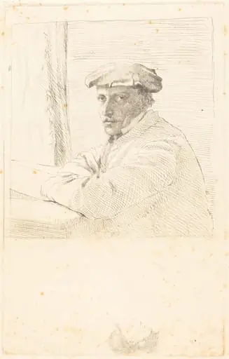 The Engraver Joseph Tourny (Le graveur Joseph Tourny), by Edgar Degas
