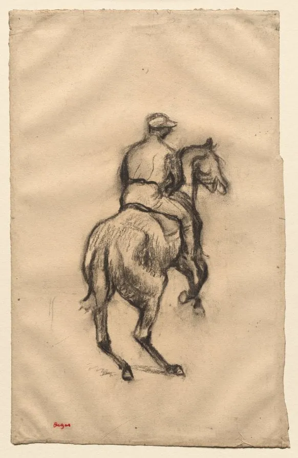 The Jockey, by Edgar Degas, 1892