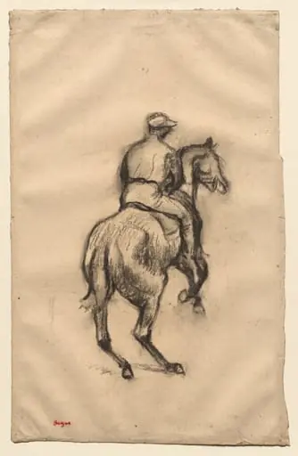 The Jockey, by Edgar Degas