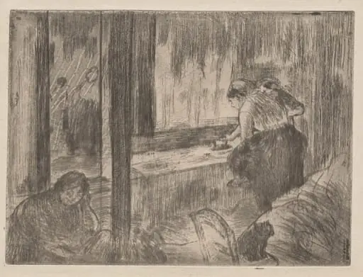 The Laundresses, by Edgar Degas
