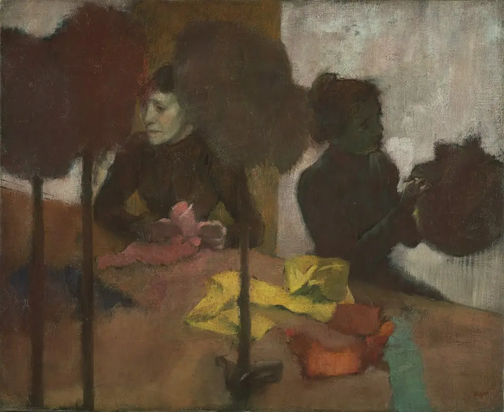 The Milliners, by Edgar Degas
