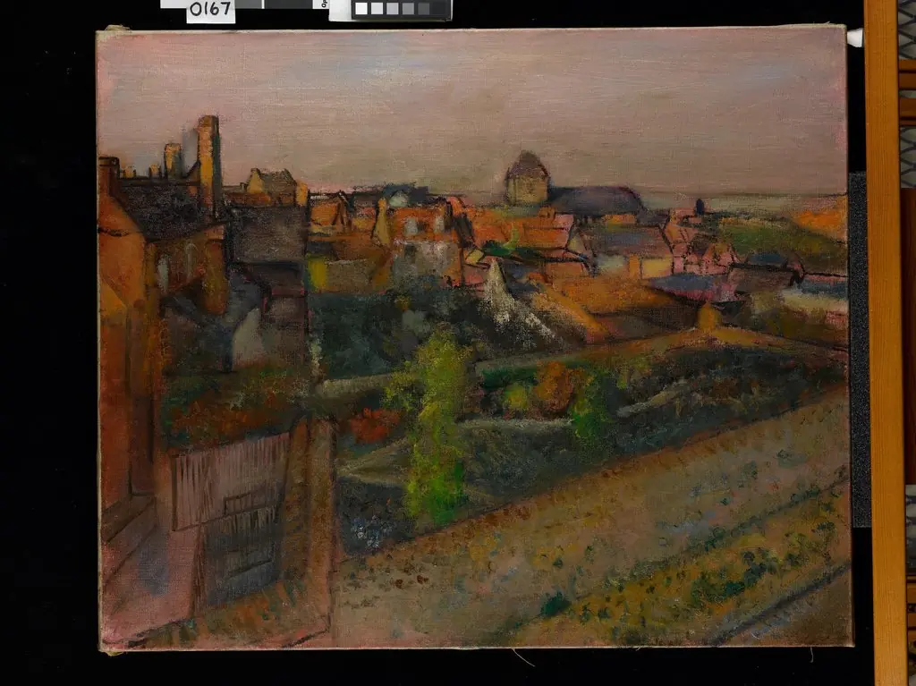 View of Saint-Valéry-sur-Somme, by Edgar Degas