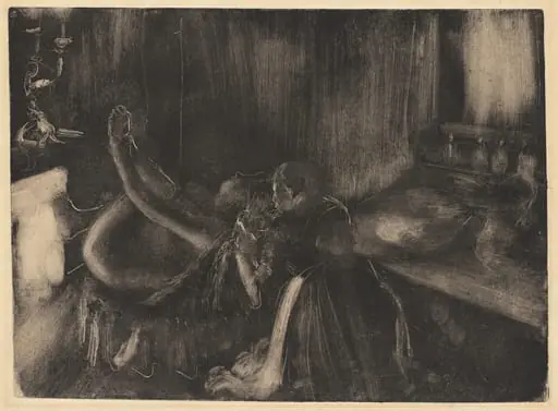 Woman by a Fireplace, by Edgar Degas