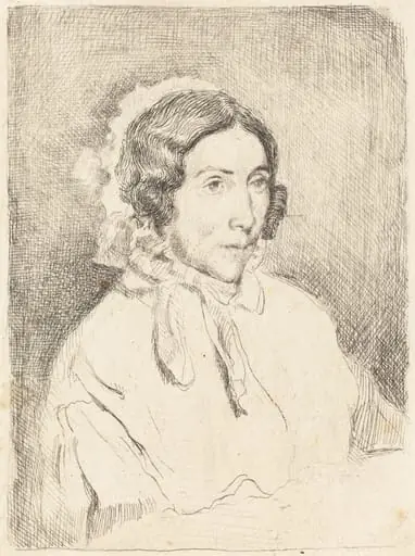 Woman in a Ruffled Cap (Dame agée), by Edgar Degas
