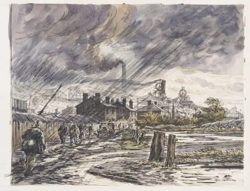South Kirkby Colliery, by Edgar Holloway
