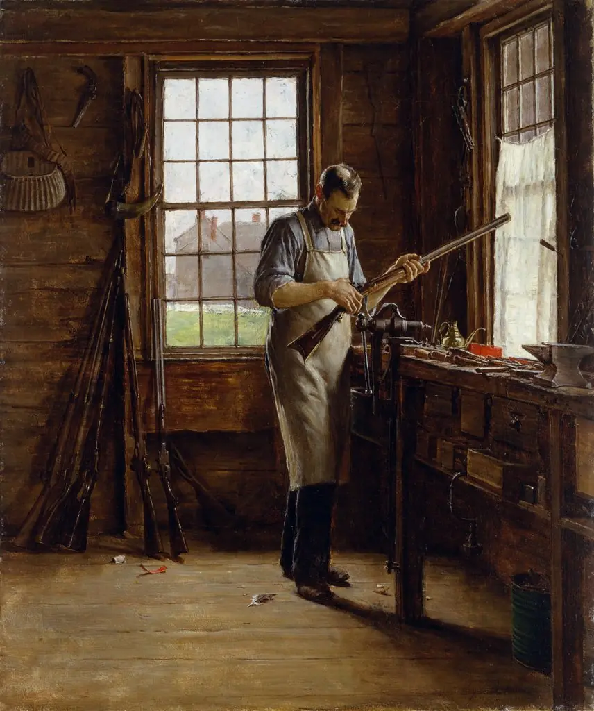 The Gunsmith Shop, by Edgar Melville Ward