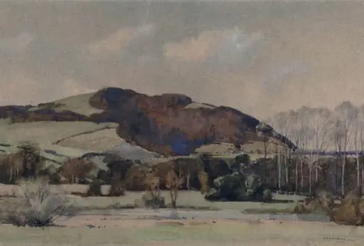 Duncton Hill, Sutton, Sussex, by Edgar Thomas Holding