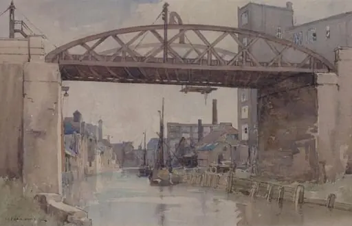 Entrance to Maidstone, by Edgar Thomas Holding