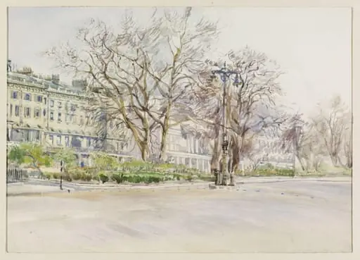 Eaton Square from Eaton Gate, by Ediss