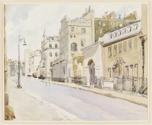 Lyall Street, Eaton Square, by Ediss
