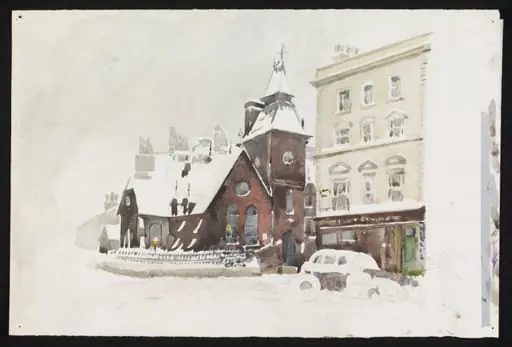 St. Peter's Church School, Eaton Square, S.W.1., by Ediss