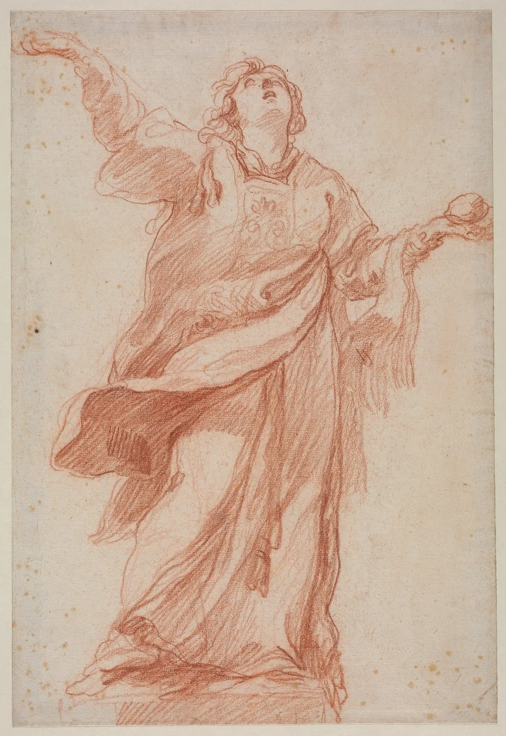 Saint Stephen in Ecstasy, by Edme Bouchardon, 1704