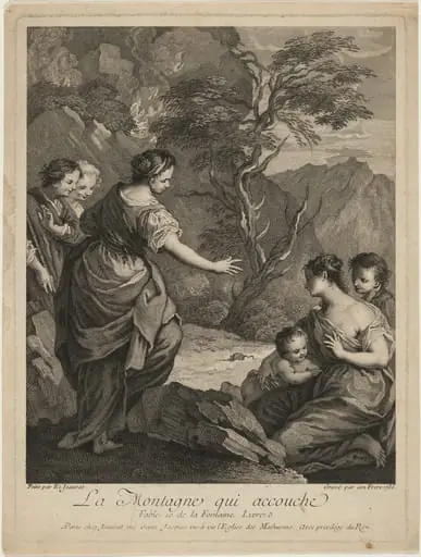 La Montagne qui accouche (The Mountain Giving Birth), by Edme Jeaurat
