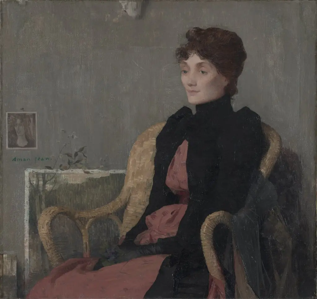 Portrait of a Woman, by Edmond Aman-Jean