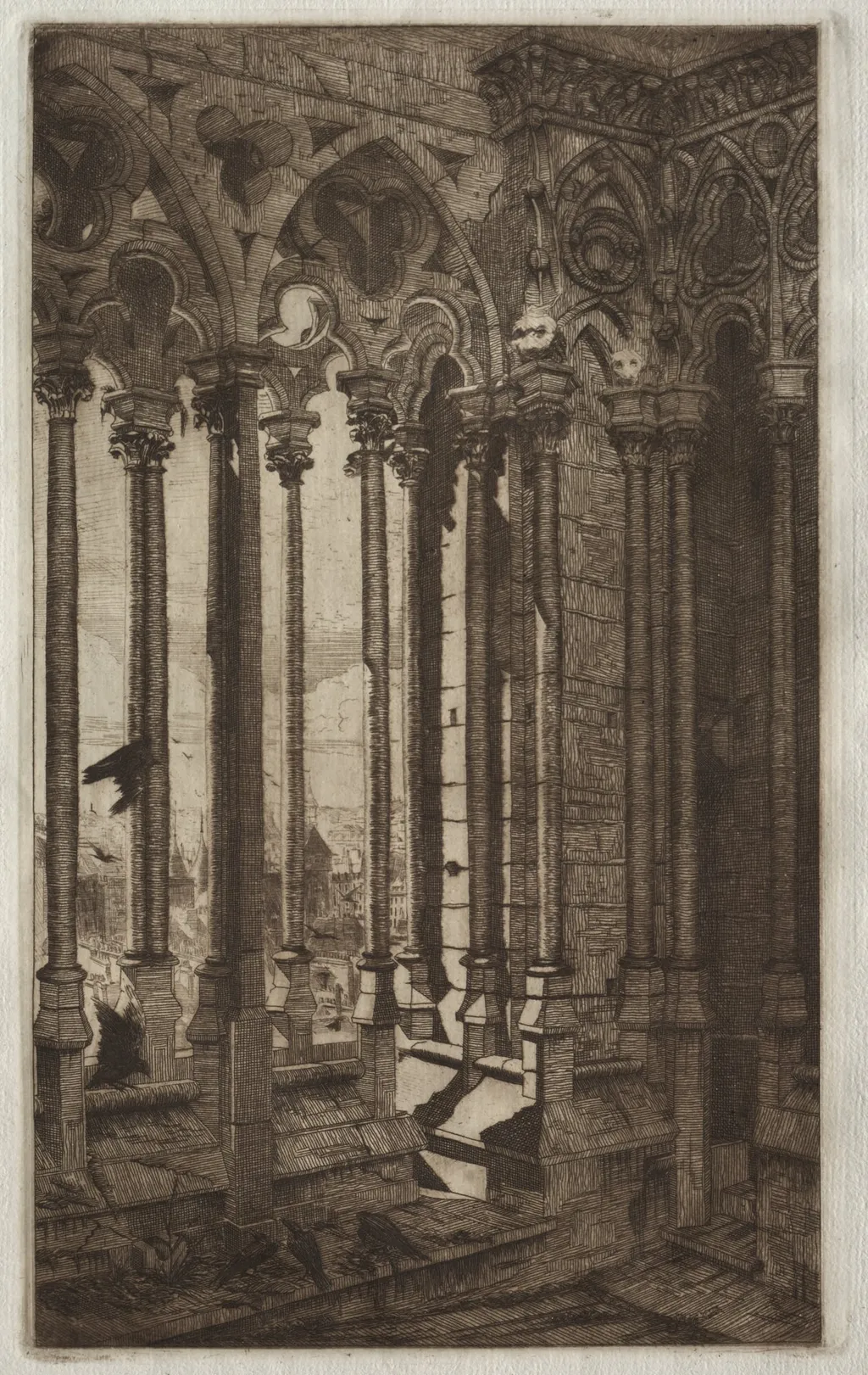La Galerie Notre Dame, by Edmond Gosselin, 1881