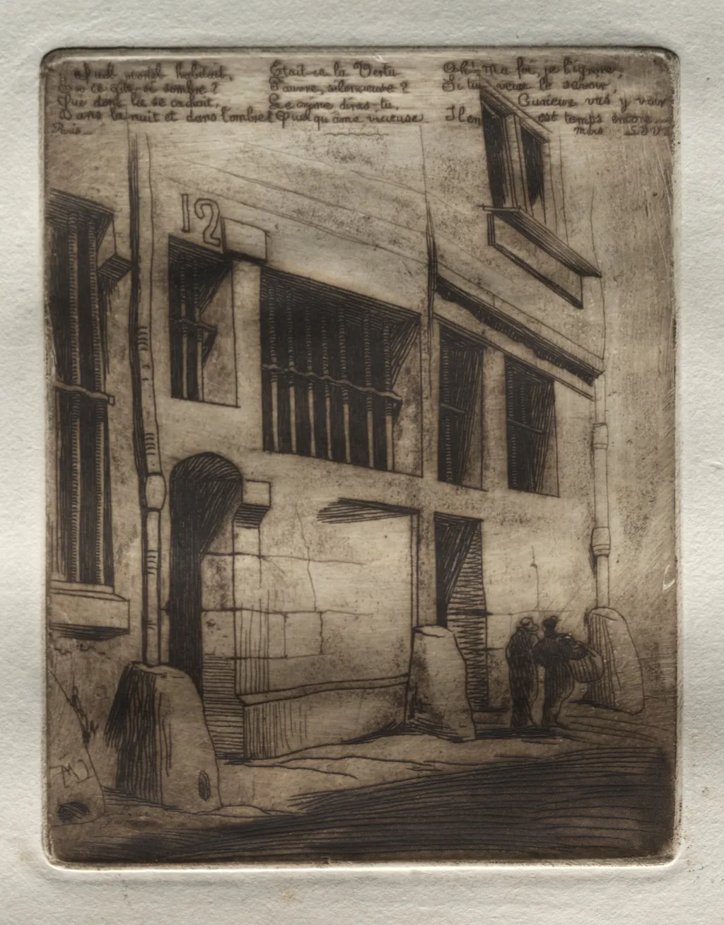 La Rue des Mauvais Garçons, by Edmond Gosselin, 1881