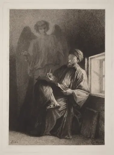 Saint Matthew, by Edmond Hédouin