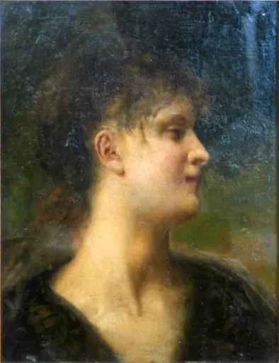 Portret de femeie, by Edmond Louis Dupain