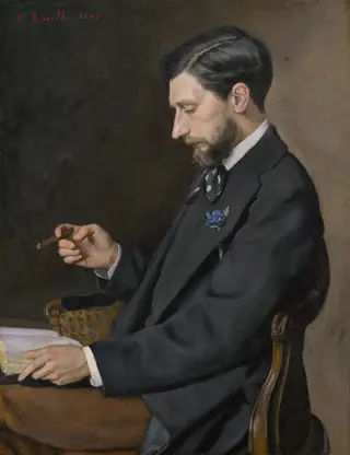 Edmond Maître, by Frédéric Bazille