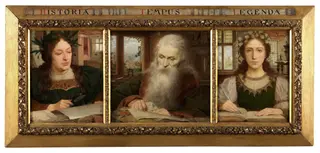 Historia - Tempus - Legenda, by Edmond Van Hove, 1899
