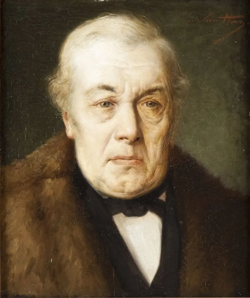 Portrait of Michiel Velle, by Edmond Van Hove