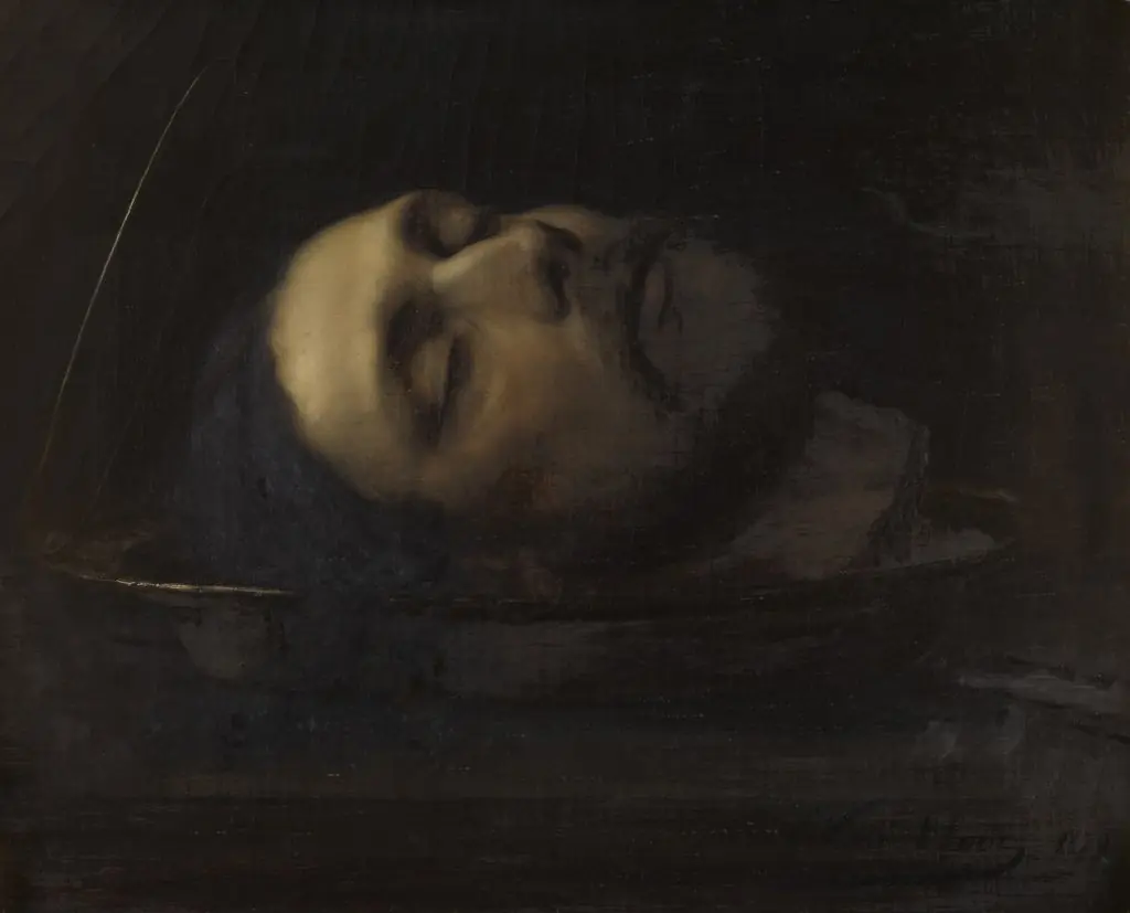 The Head of Saint John the Baptist, by Edmond Van Hove