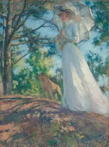On Bos'n's Hill, by Edmund Charles Tarbell
